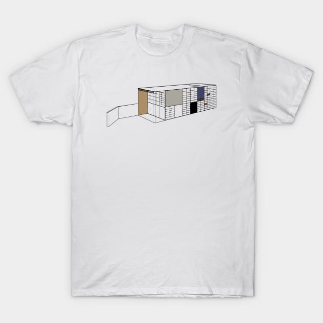 Charles and Ray Eames • Eames House • Los Angeles, California T-Shirt by katemccarty
